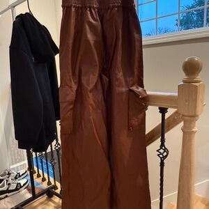 Anthropologie Brown Straight Leg Pants